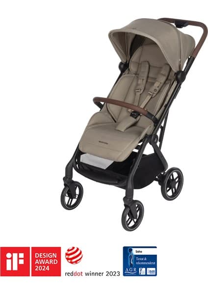 Maxi-Cosi Soho Kompakt Seyahat Sistem Olabilen Otomatik Katlanan Bebek Arabası Twillic Truffle