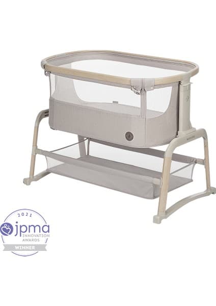 Maxi-Cosi Iora Air Sallanabilen Ahşap Görünümlü Anne Yanı Beşik Beige Eco
