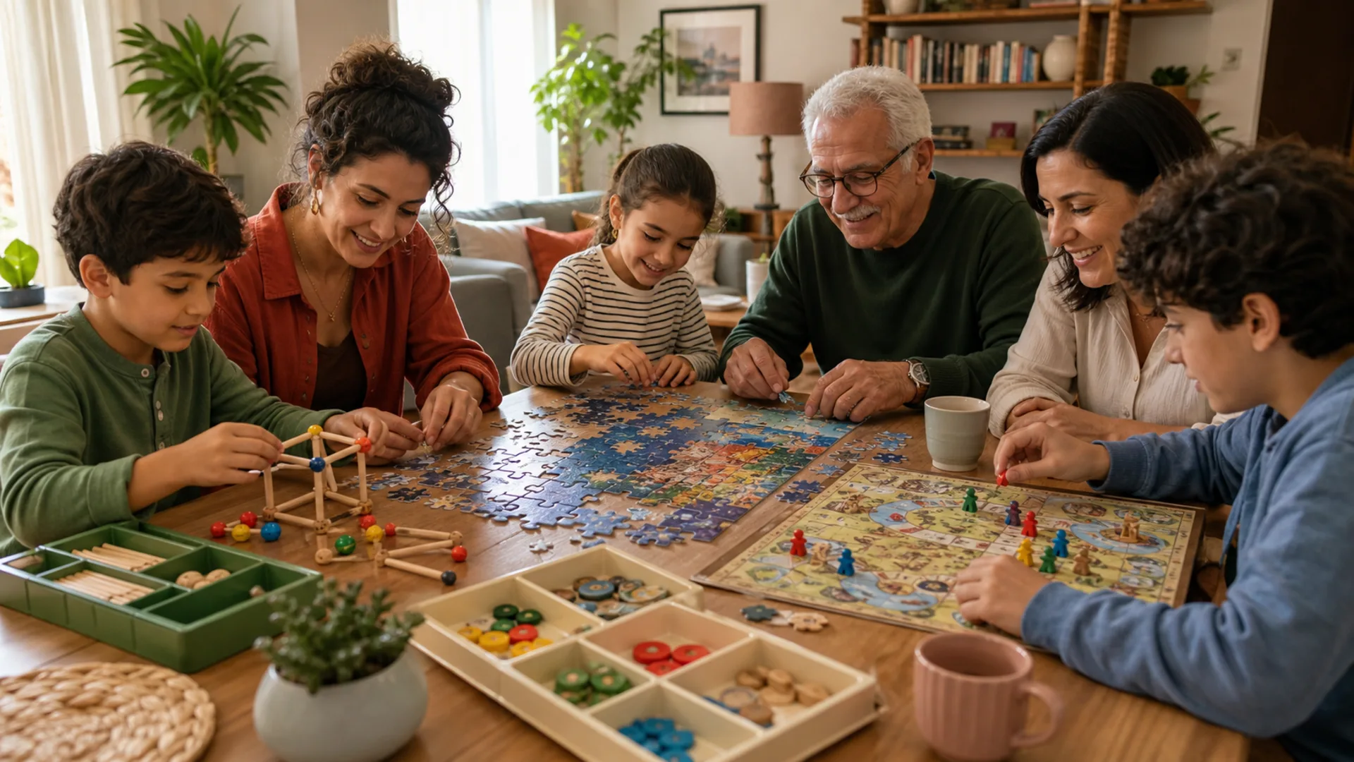 5–10 yaş projeler, yapbozlar ve aile oyunları rehber görseli