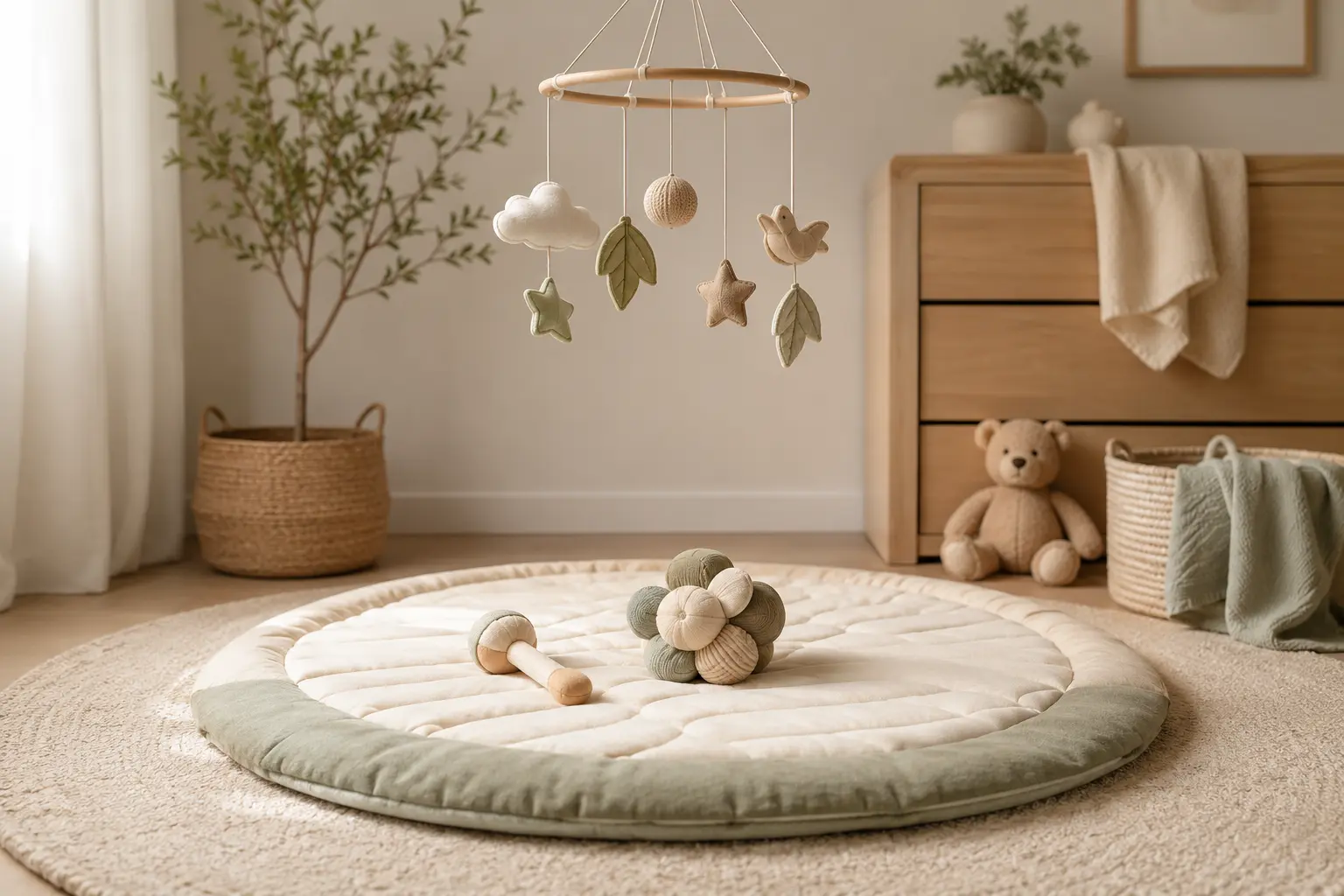 8-20 hafta tummy time ve ilk duyu oyuncakları rehber görseli