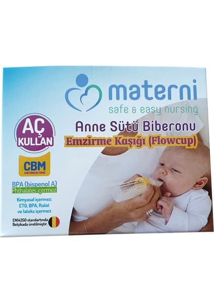 Materni Anne Sütü Emzirme Kaşığı-Kaşıklı Biberon
