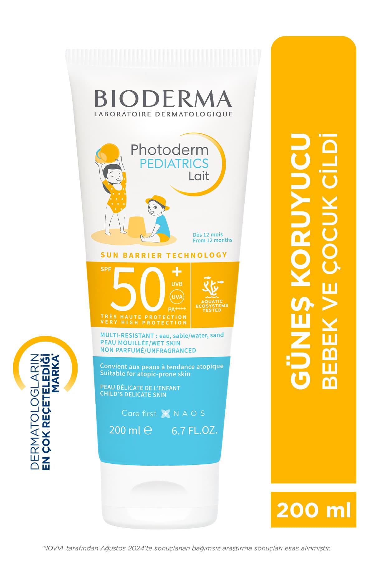 Photoderm Pediatrics Lait SPF50+ 200 ml