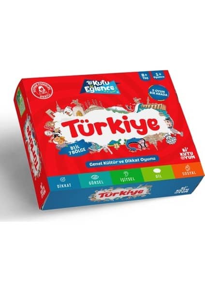Bi Kutu Oyun Türkiye Dikkat Ve Genel Kültür Oyunu - Erdoğan Oğultekin ürün görseli