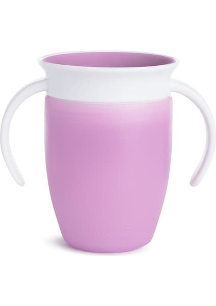 Munchkin Mucize 360° Alıştırma Bardağı, 6AY+, 207ML, Mor, 1 Adet