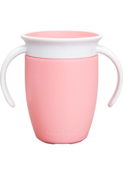Munchkin Mucize 360° Alıştırma Bardağı 6AY+, 207ML, Pembe, 1 Adet