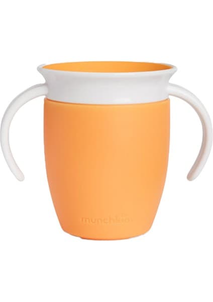 Munchkin Mucize 360° Alıştırma Bardağı, 6AY+, 207ML, Turuncu, 1 Adet