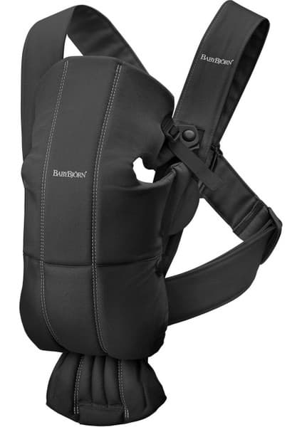 BabyBjörn Kanguru Mini 3D Cotton Woven / Black