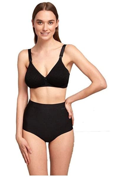 Kom Mamma Siyah Hamile/emzirme Sütyeni