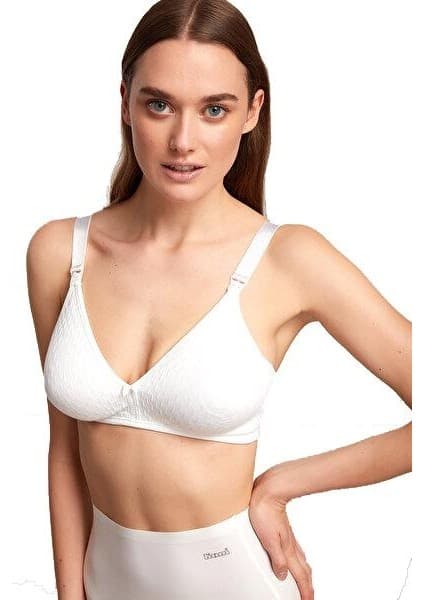 Kom Mamma Beyaz Hamile/Emzirme Sütyeni