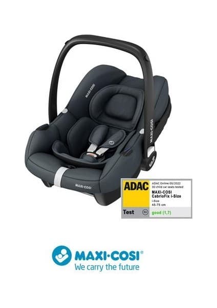 Maxi-Cosi Cabrio Fix I-Size Adac'lı Bebek Oto Koltuğu ve Ana Kucağı 0-13 kg Essential Graphite