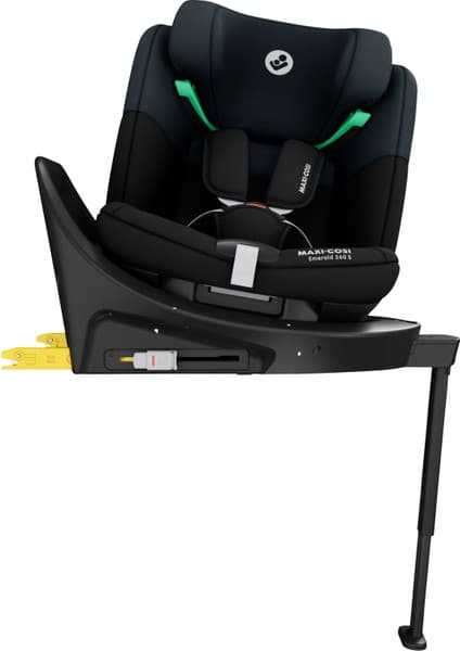 Maxi-Cosi Emerald 360 S I-Size Isofix'li 360 Dönebilir Yatabilir 0-36 kg Oto Koltuğu Tonal Black